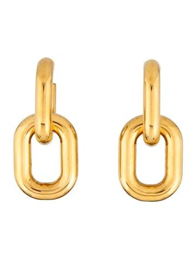 Pre-owned Mulberry Link Drop Earrings In Multicolor