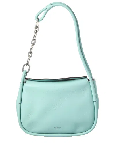 Mulberry Link Silky Leather Hobo Bag In Blue