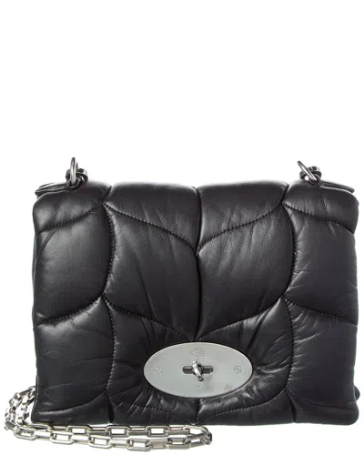 Mulberry Little Softie Leather Shoulder Bag In Black