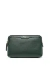 Mulberry Logo-embossed Pouch In Green