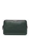 Mulberry Logo-embossed Pouch In Green