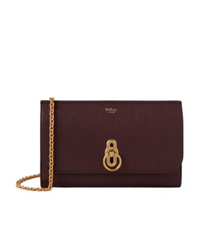 Mulberry Logo-plaque Crossbody Bag In Black