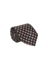 Mulberry Logo Pointed Tie In Black