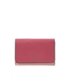 Mulberry Logo-print Leather Wallet In Pink