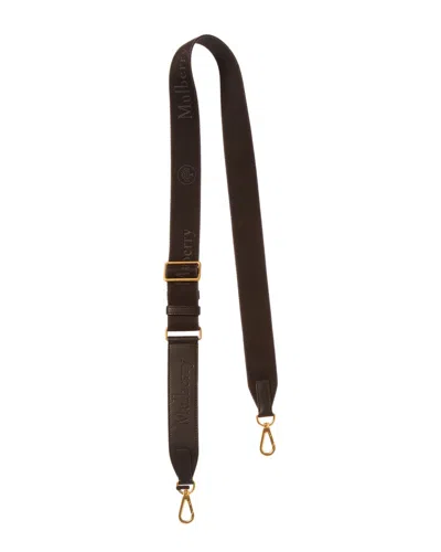 Mulberry Logo Webbing & Leather Shoulder Strap