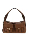Mulberry Maggie Leather Shoulder Bag In Brown