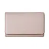 Mulberry Medium Continental French Purse Blossom Pink In Neutral