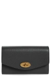 Mulberry Medium Wallet "darley" In Black