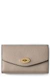 Mulberry Medium Darley Leather Wallet In Brown