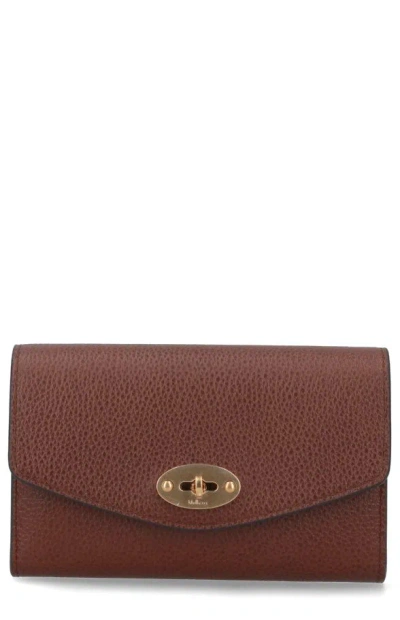 Mulberry Medium Darley Wallet In Brown