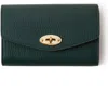 Mulberry Medium Darley Wallet In Green