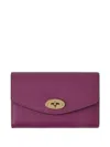 Mulberry Medium Darley Zip-around Wallet In Pink