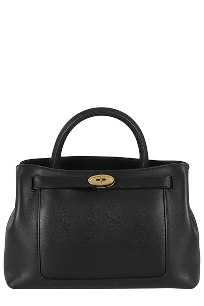 Mulberry Medium Islington Silky Calf In Black