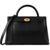 Mulberry Medium Islington Silky Calfskin Leather Satchel In Black