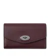 Mulberry Medium Leather Darley Wallet In Red