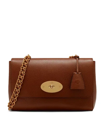Mulberry Lily Medium Grained Leather Shoulder Bag In Brown