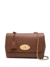 Mulberry Medium Lily Classic Grain-leather Chain Shoulder Bag In Brown