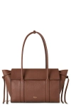 Mulberry Medium Soft Bayswater Grained Leather Satchel In Bright Oak