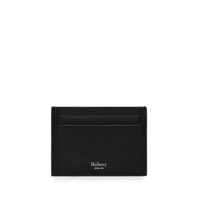 Mulberry Credit Card Slip Small Classic Grain In Black