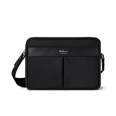 Mulberry Heritage Nylon Crossbody In Black