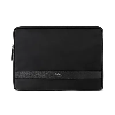Mulberry Men's Heritage Nylon Laptop Sleeve - Black