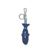 Mulberry Puzzle Keyring In Blue