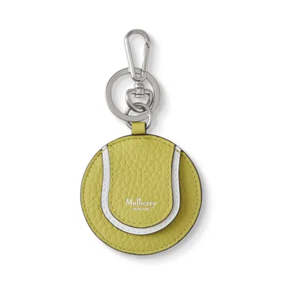 Mulberry Men's Tennis Ball Airtag Keyring - Meadow Green