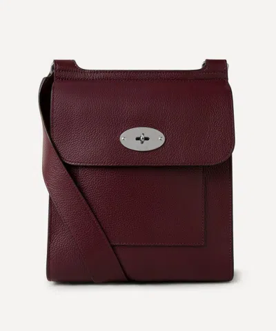 Mulberry Mens Antony Strap Messenger Bag In Burgundy