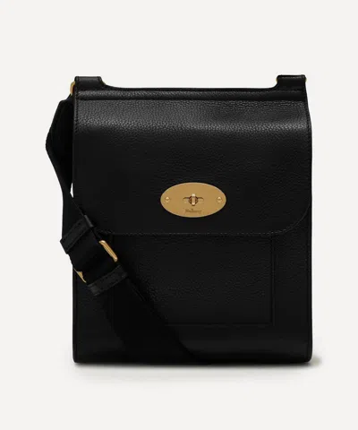 Mulberry Mens Small Antony Messenger Bag In Black