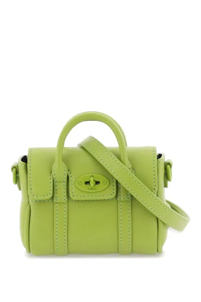 Mulberry Micro Bayswater In Acid Green (green)