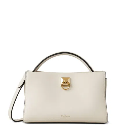 Mulberry Micro Leather Iris Cross-body Bag In Neutral