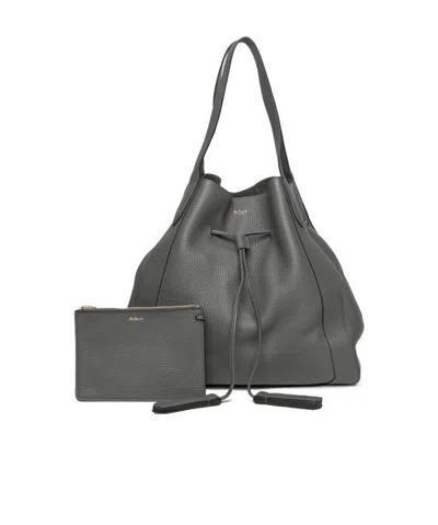 Mulberry Millie Drawstring Tote Bag In Black