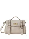 Mulberry Mini Alexa Braided-handle Buckle Bag In Neutral