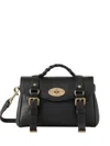 Mulberry Mini Alexa Braided-handle Shoulder Bag In Black