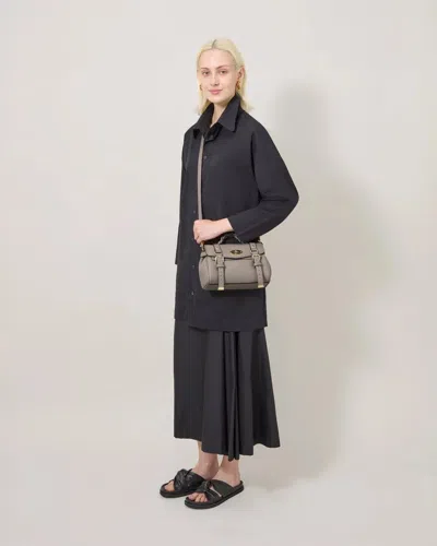 Mulberry Mini Alexa Cashmere Taupe Heavy Grain