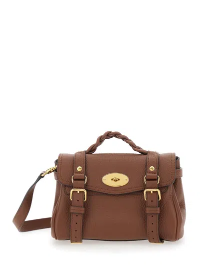 Mulberry Mini Alexa Grain In Brown