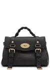 Mulberry Mini Alexa Grained Leather Cross-body Bag In Black