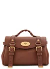 Mulberry Mini Alexa Grained Leather Cross-body Bag In Brown
