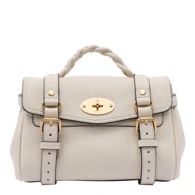 Mulberry Mini Alexa Handbag In Eggshell