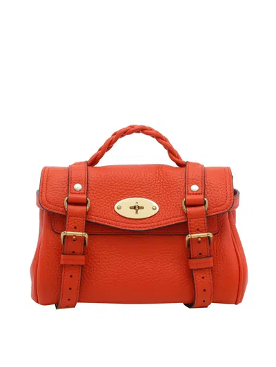 Mulberry Mini Alexa Handbag In Orange