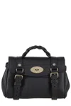 Mulberry 'alexa' Black Handbag With Adjustable And Removable Shoulder Strap And Magnetic Closure