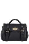 Mulberry 'alexa' Black Handbag With Adjustable And Removable Shoulder Strap And Magnetic Closure