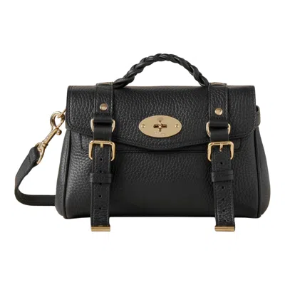 Mulberry Mini Alexa Heavy Grain In Red