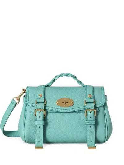 Mulberry Mini Alexa Leather Shoulder Bag In Green