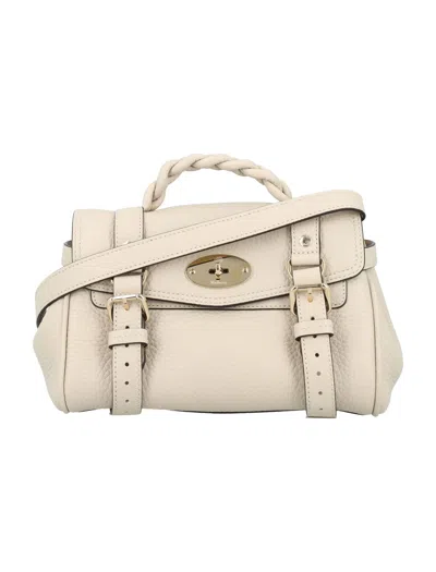 Mulberry Mini Alexa Shoulder Bag In Chalk