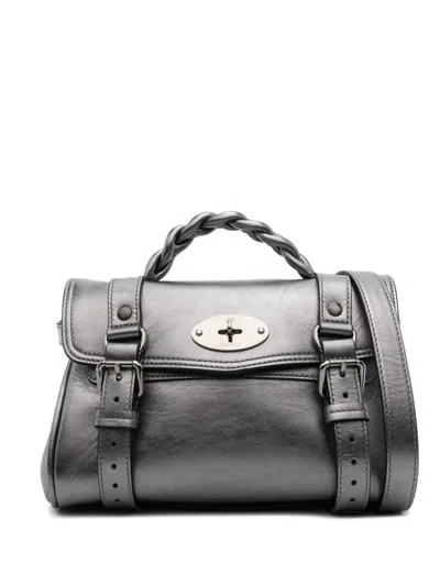 Mulberry Mini Alexa Tote Bag In Grey