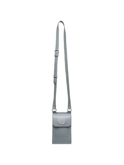 Mulberry Mini Antony Grained Leather Shoulder Bag In Pink
