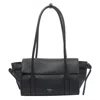 Mulberry Mini Soft Bayswater Grained Leather Shoulder Bag In Black