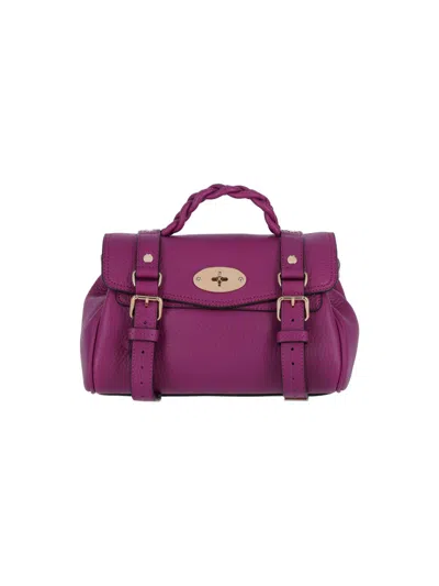 Mulberry Mini Bag "alexa" In Purple