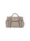 Mulberry Mini Leather Alexa Top-handle Bag In Brown